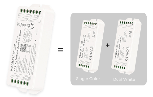 FUT035ZP+ 2 in 1 Zigbee 3.0 +2.4G LED Controller